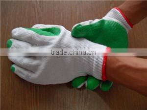 Laminated latex gloves