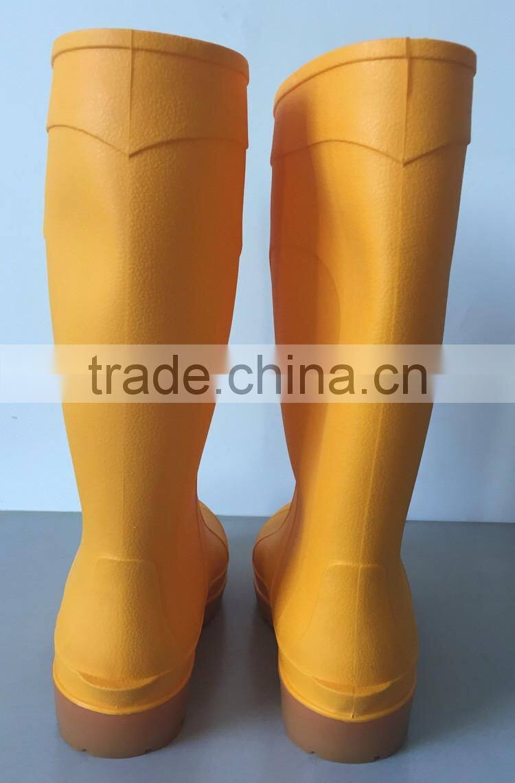 yellow safety rain boots for men