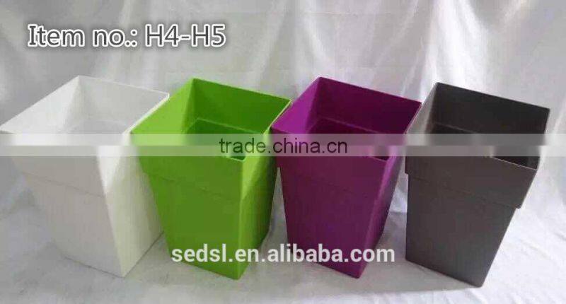 color self-watering garden flower pot