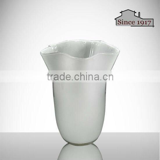 china different flower shaped glass flower vase for home decoration