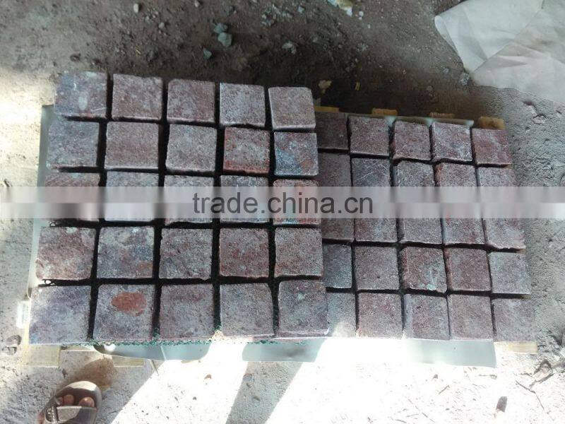 Engrave Ocean Red Granite Tile