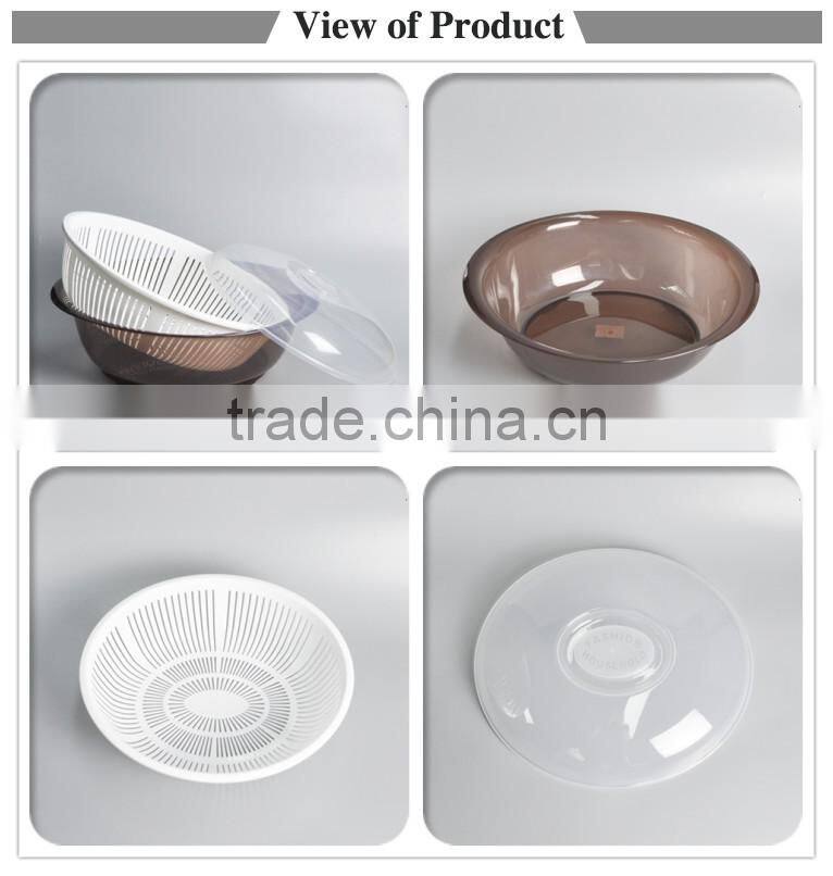 Competitive price pp plastic cleaning basket with lid for sale