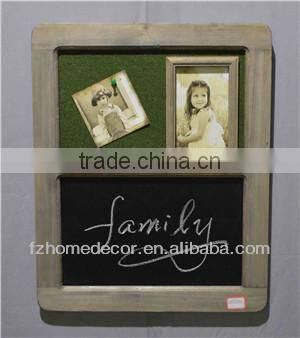 wall hanging week bulletin chalkboard board with coat hooks