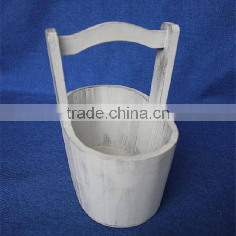 Wood pail christmas pails washing pail wooden pail for sale