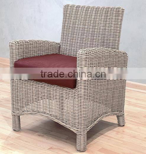 2017 poly wicker furniture outdoor lounge chair recliner chair