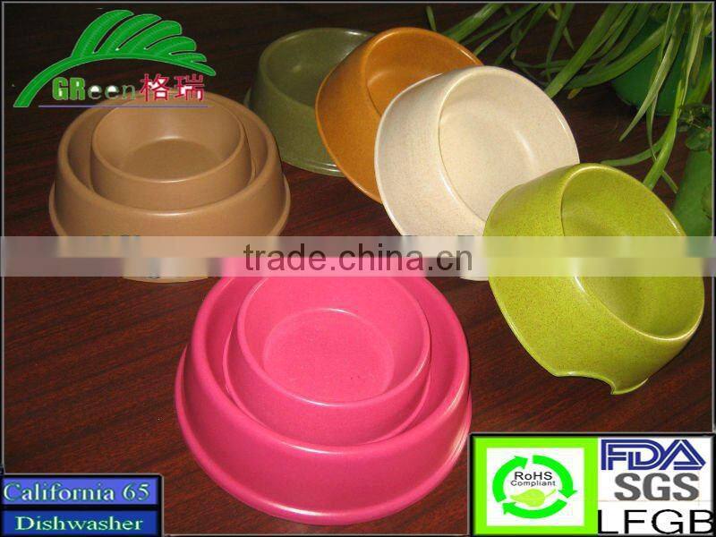 Eco-friendly bamboo fiber feeder for pets