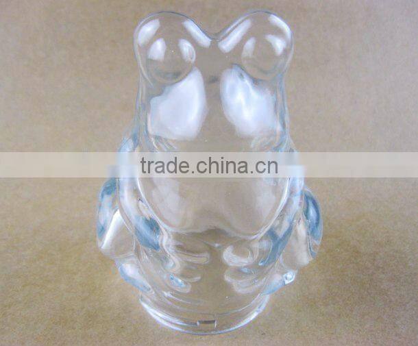 frog shaped glass lamp-chimney / glassware