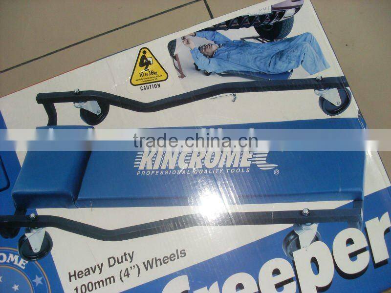 Car creeper powder coating with high quality leather