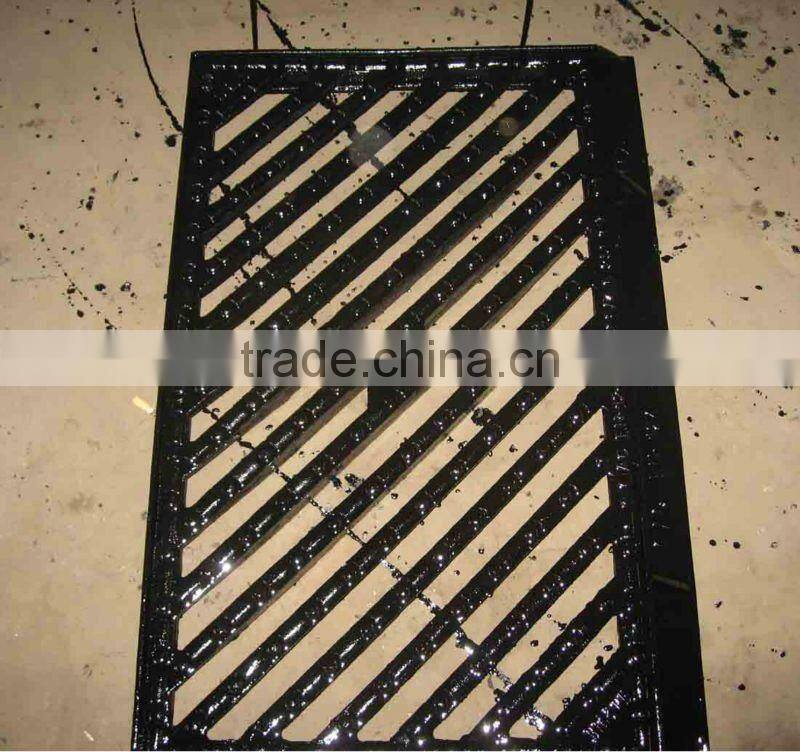 D400 ductile iron casting sewer sump cover gully grates