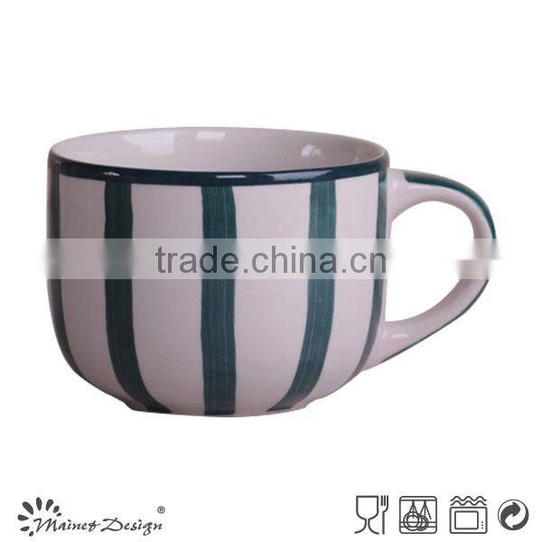 14OZ Hand-painted Stoneware Coffee Mug