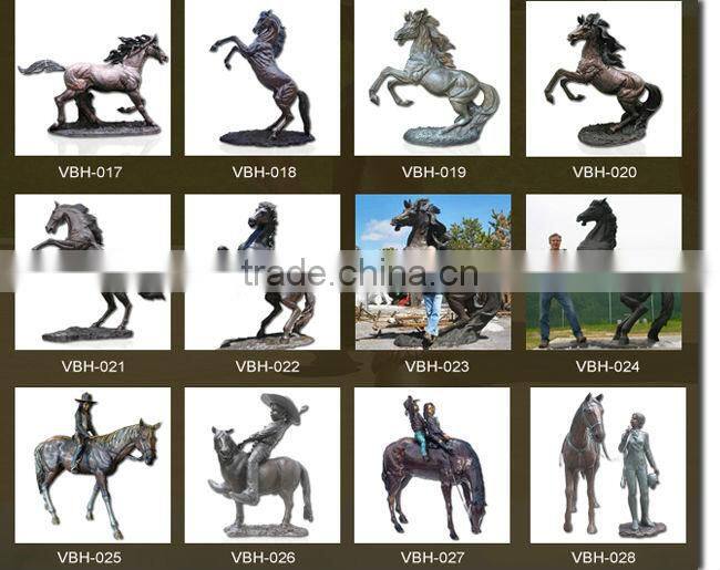High quality high quality brass horse ornaments
