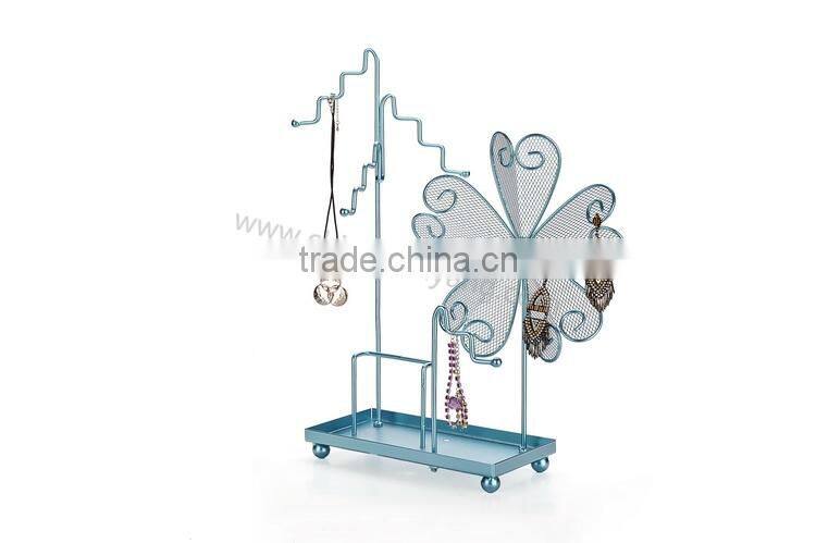 Windmill design metal jewelry display stand