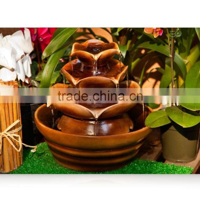 Three Tier Cascading Tabletop Water Fountain