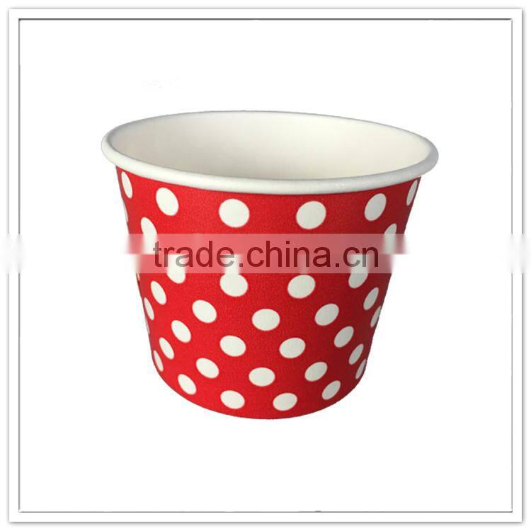 Good quality popular design disposable paper 12oz ice cream cup