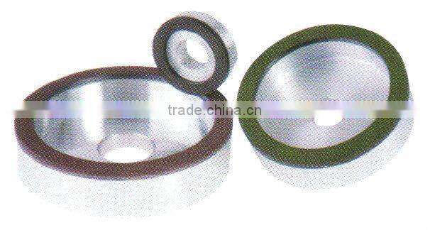 Diamond sharpening wheel/round edge diamond grinding wheel/diamond cup wheel