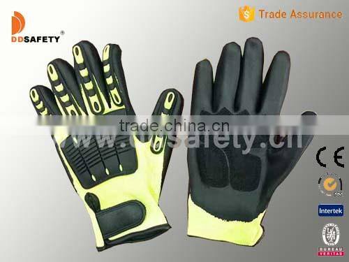 DDSAFETY 2017 Promotion Cut Resistant Gloves Safety Gloves With TPR Protection
