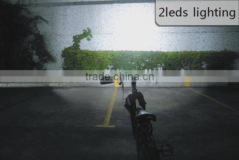 Frame mounting placement led type bicke helmet light by li-ion type and apply for bicycle light