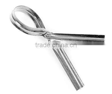 food packaging plastic single metal wire twist ties