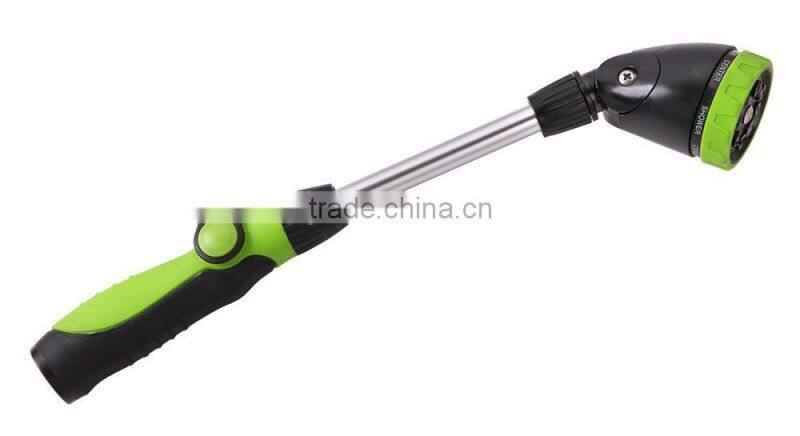 8 watering pattern 16" aluminum water wand with universal coupling for garden