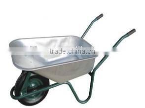 150kg capacity wheel barrow wb6414 with steel tray