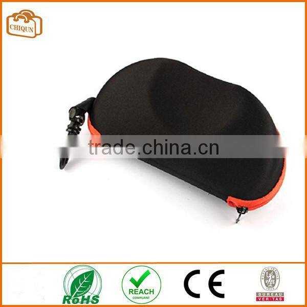 ashion Portable Carabiner Eye Glasses Sunglasses Hard Case Protector Box (Orange)