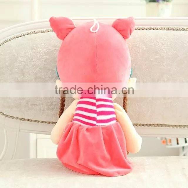 2016 China supplier new plush colorful girls toy