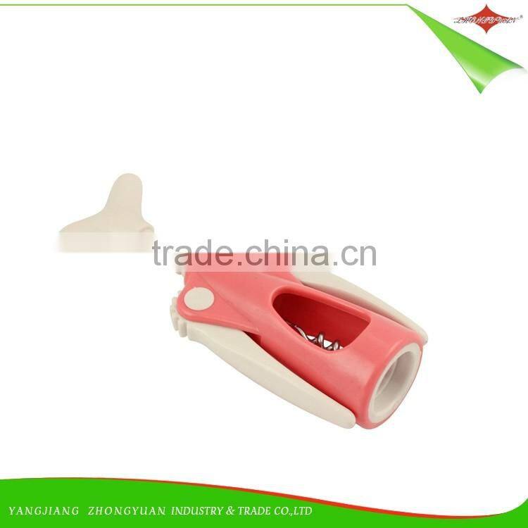 ZY-K1002 hot selling plastic red wine corkscrew opener