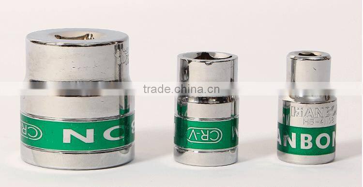 1/2'' Metric Dual Color Hexagonal Mirror Sockets CR-V