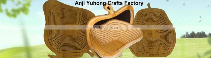 Custom made folding bamboo basket with competitive price