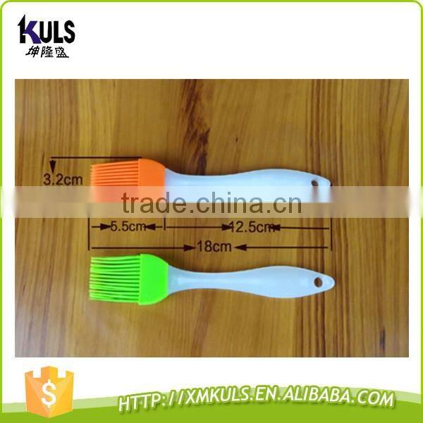 FDA food grade silicon transparent handle baking pastry brush
