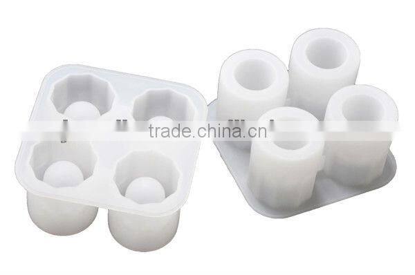 SGS LFGB approved food degree silicone custom promotional gift Brain Freeze Ice Cube Tray