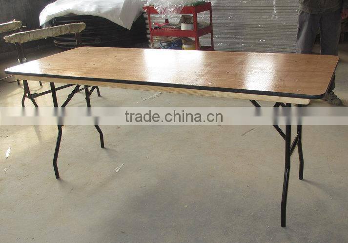 2015 hot sell plywood folding dining table