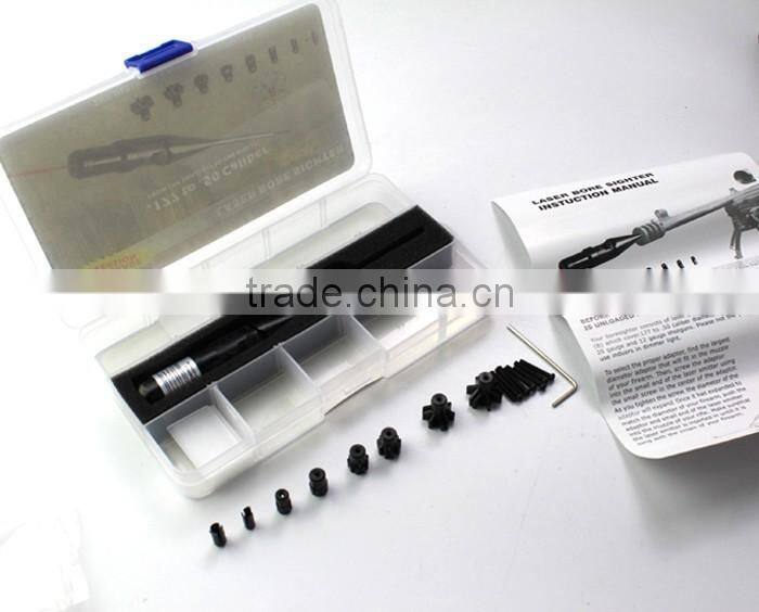 Erains TAC Optics 8 adaptors Red Dot Laser bore Sight for .177 to .50 Caliber Laser Boresighter