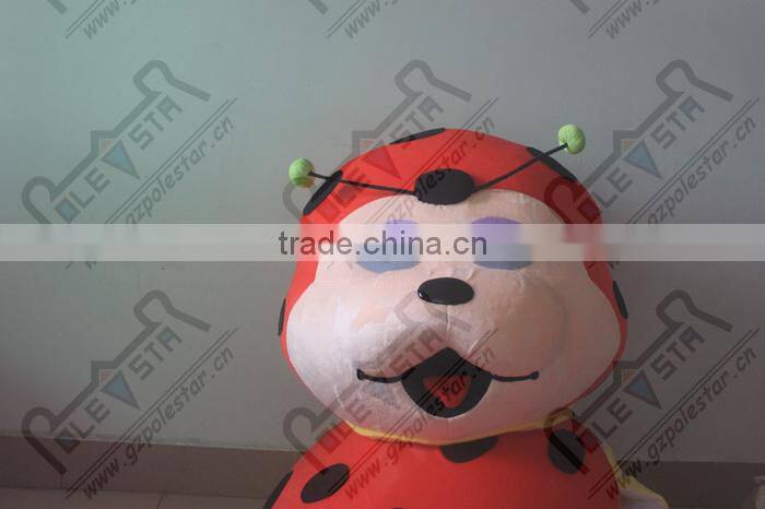 NO.5305 lovely yellow belly ladybug cartoon mascot costume