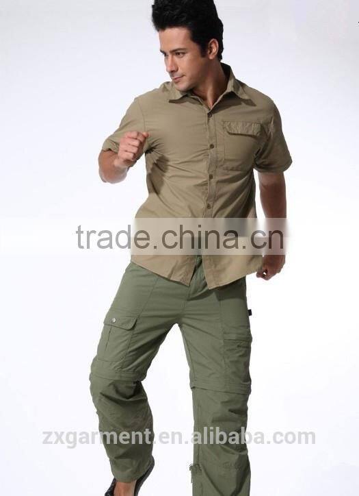 ZX UV outdoor Protection Fabric cheap Long Sleeve Fishing usage uv wholesale fishing shirts