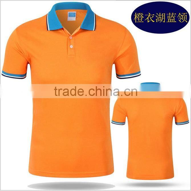 promotional high quality polyester worker uniform men short sleeve polo shirt