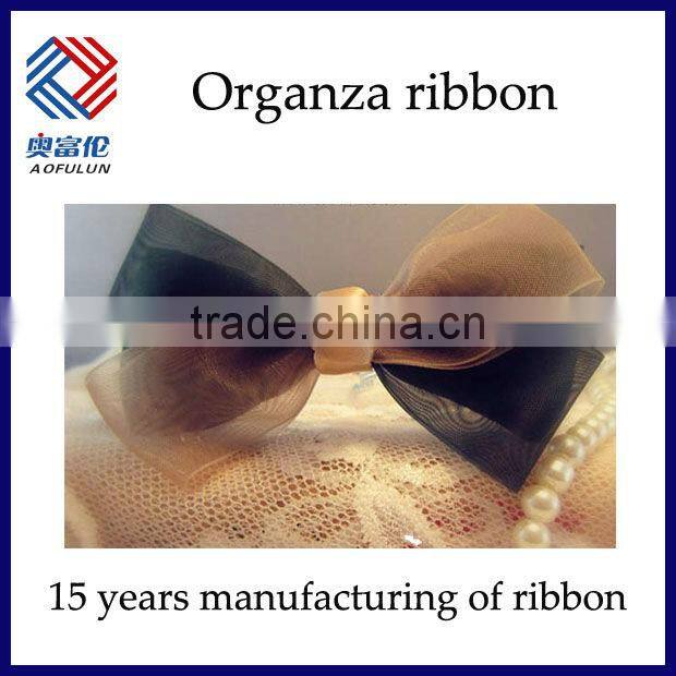 1''light colour designer grosgrain ribbon teenage hair bows