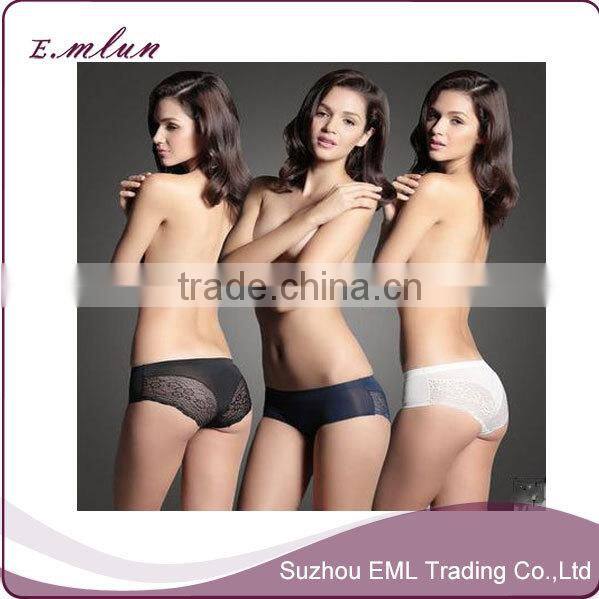 Ladies 2015 new arrival good quality low waist sexy lace transparent lingerie