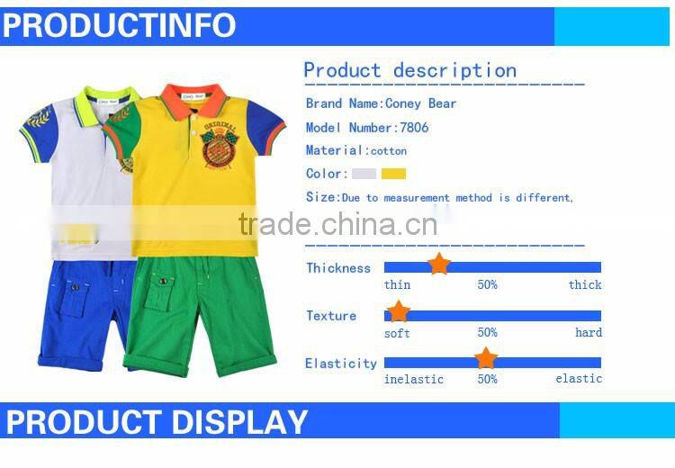 China Popular Brand Petelulu High Quality 100 Cotton Clothes Set Polo T Shirt