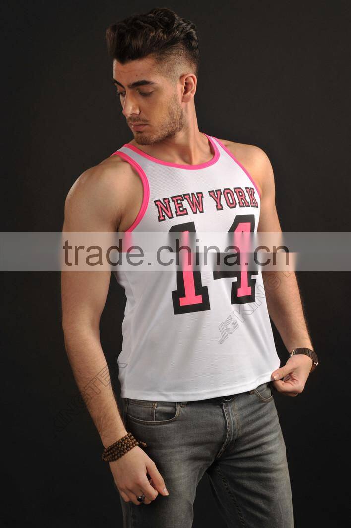 apparel muscle fitness tank tops screen printed