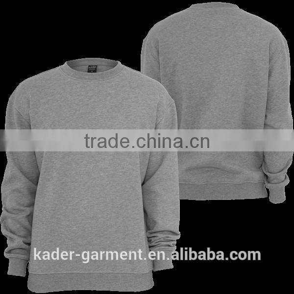 Custom Unisex Sweatshirt Cotton Plain Blank Crew Neck Sweatshirt