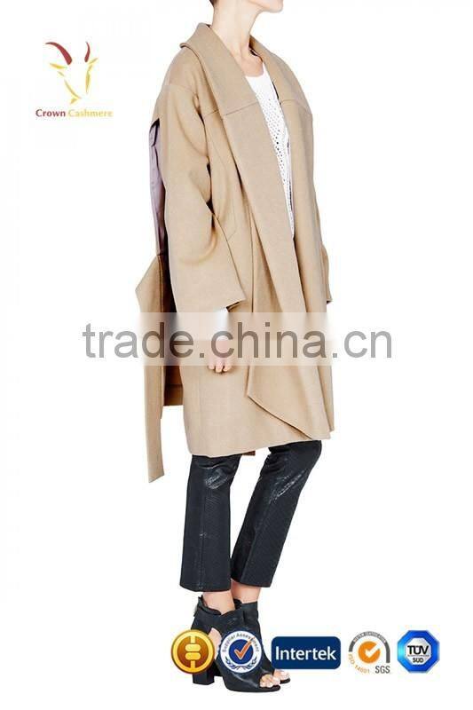 Woven Warmest Winter Women Wool Cashmere Coat