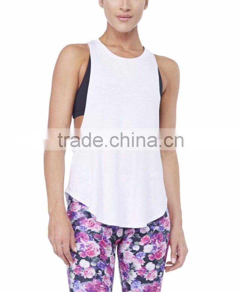 Latest hot sale fashion casual women sleeveless tops