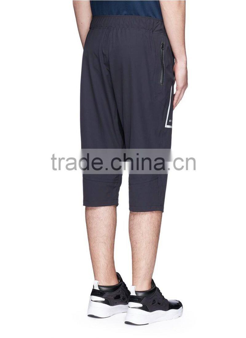 man fashion tactical capri pants new design with shinny thread 2016,tactical pants men's