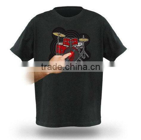 2013 Newest Style Fashionable Playable Electronic Drum Kit T Shirt