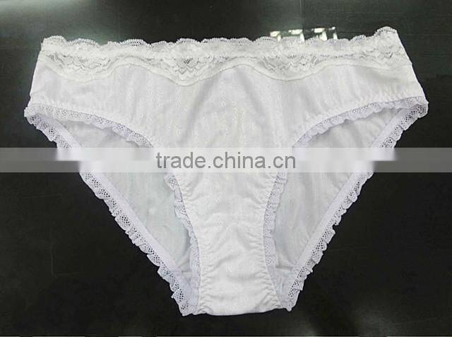 Factory wholesale sexy fashion women showing white panties