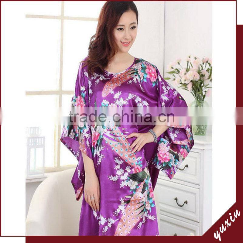 silk kimono robes bath robe Custom made japan kimono robe 0609033
