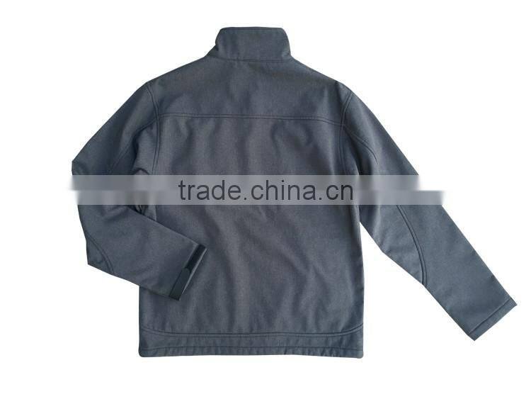 Popular sharkskin jacket softshell windproof men's softshell promotional jacket