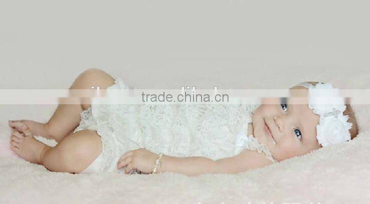 Baby Girls Bubble Ruffle Rompers Adorable Petti Lace Romper With Bow infant jumpsuit,toddler bodysuit with straps and ribbon bow