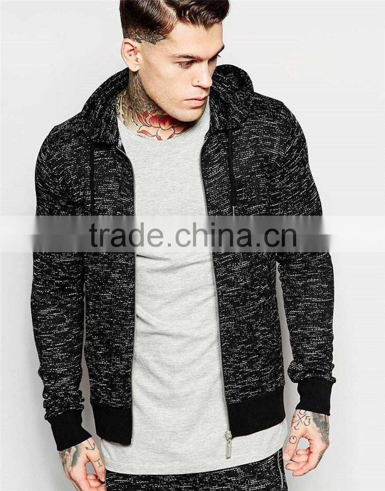 2016 Chinese B2B Clothing Supplier Fashion Custom 100%Cotton Long Sleeve Zipper Up Without Hood Fleece Different Hoodies